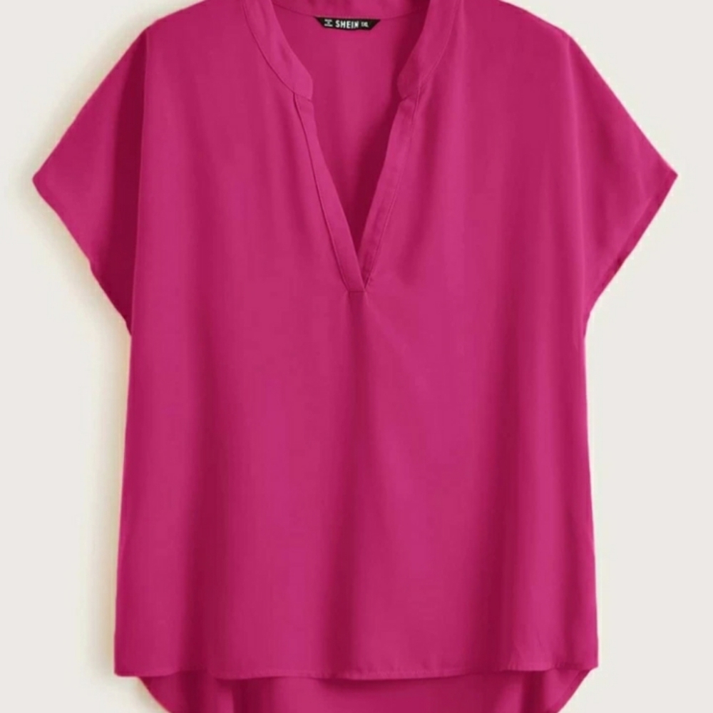 Plus size dress shirt